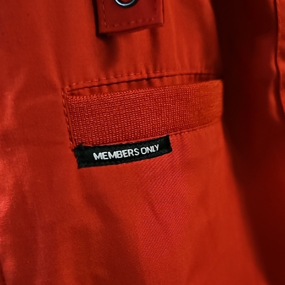 Red Members Only Jacket - Picture 2 of 6